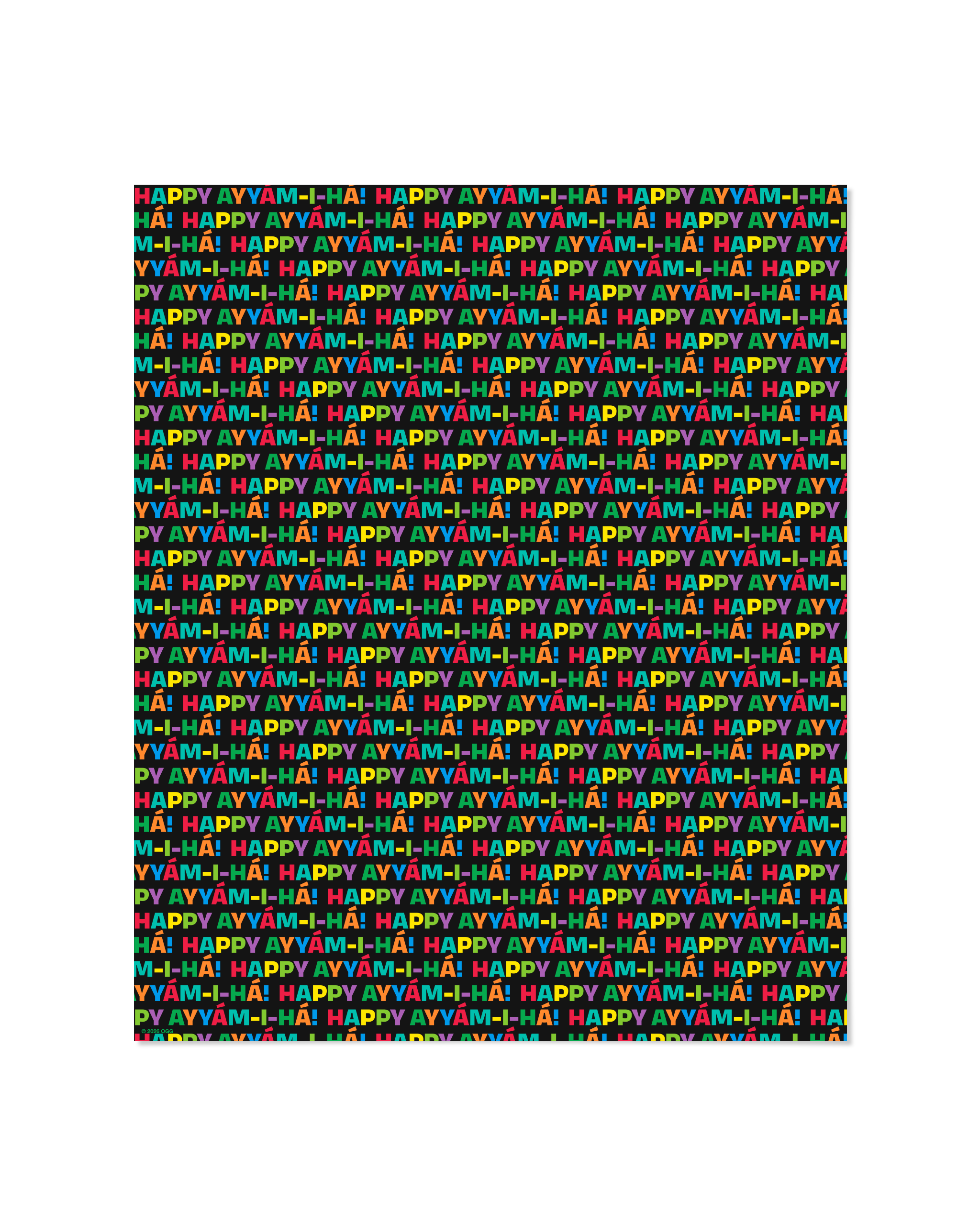 Happy Ayyám-i-Há! – Black