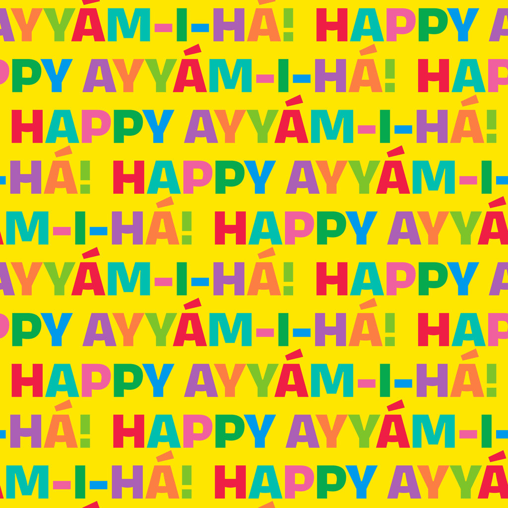 Happy Ayyám-i-Há! – Yellow