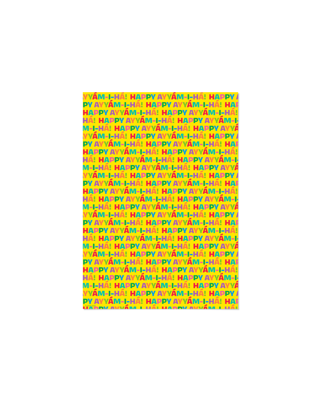 Happy Ayyám-i-Há! – Yellow