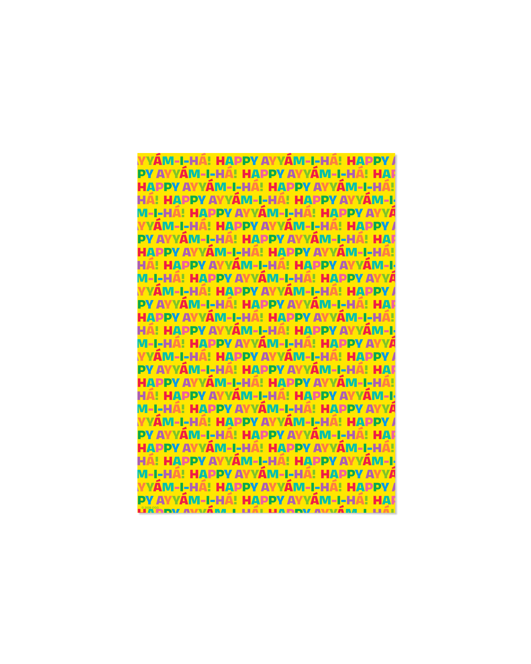 Happy Ayyám-i-Há! – Yellow