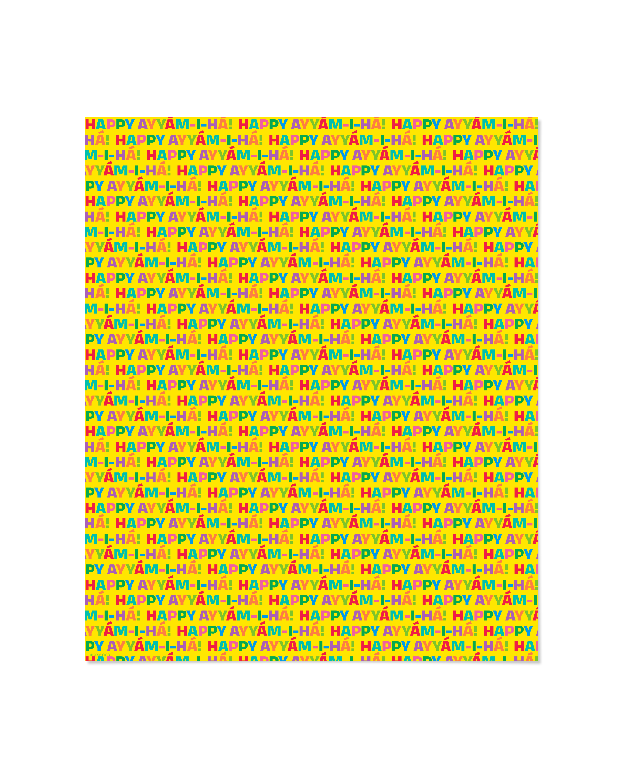 Happy Ayyám-i-Há! – Yellow